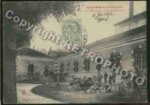 Ville de BOURBONNELESBAINS Carte postale ancienne