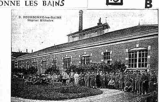 Ville de BOURBONNELESBAINS Carte postale ancienne