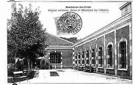 Ville de BOURBONNELESBAINS Carte postale ancienne