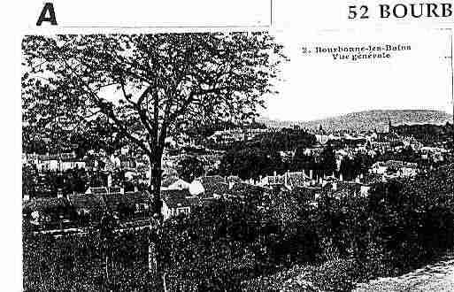 Ville de BOURBONNELESBAINS Carte postale ancienne