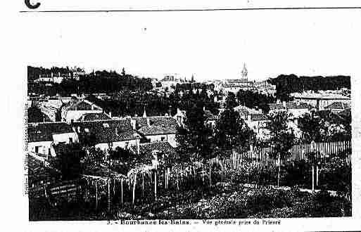 Ville de BOURBONNELESBAINS Carte postale ancienne