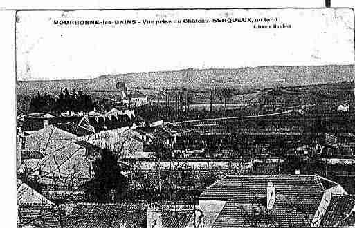 Ville de BOURBONNELESBAINS Carte postale ancienne