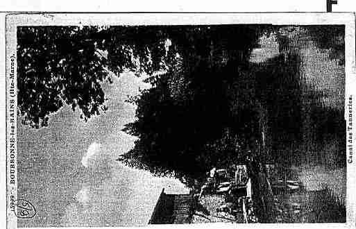 Ville de BOURBONNELESBAINS Carte postale ancienne