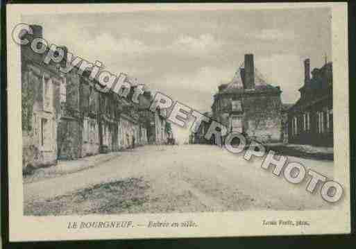 Ville de BOURGNEUFLAFORET Carte postale ancienne