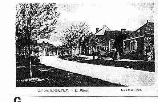 Ville de BOURGNEUFLAFORET Carte postale ancienne