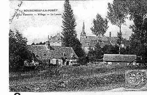 Ville de BOURGNEUFLAFORET Carte postale ancienne