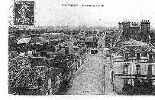 Ville de BOURGOGNE Carte postale ancienne