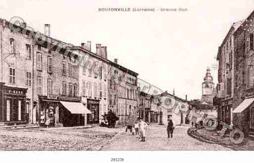 Ville de BOUZONVILLE Carte postale ancienne