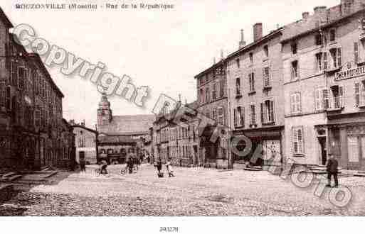 Ville de BOUZONVILLE Carte postale ancienne