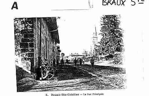 Ville de BRAUXSAINTECOHIERE Carte postale ancienne