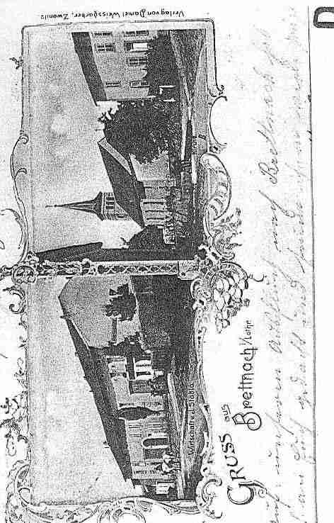 Ville de BRETTNACH Carte postale ancienne