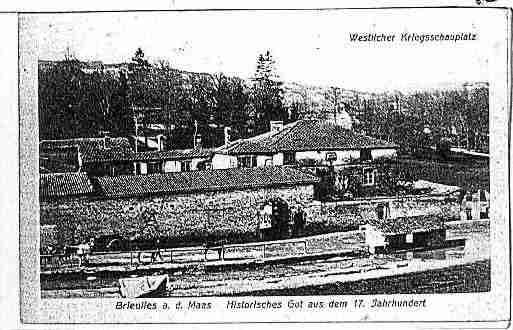Ville de BRIEULLESSURMEUSE Carte postale ancienne