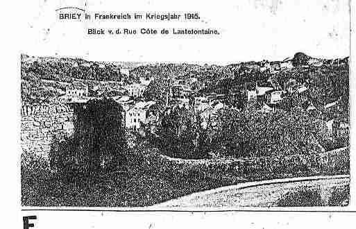 Ville de BRIEY Carte postale ancienne