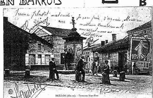 Ville de BRILLONENBARROIS Carte postale ancienne