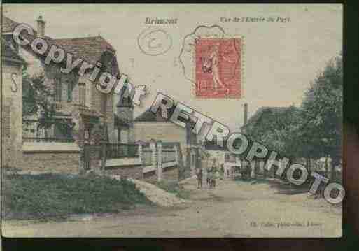 Ville de BRIMONT Carte postale ancienne