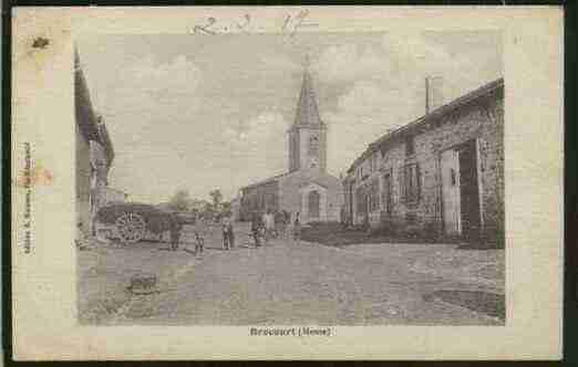 Ville de BROCOURTENARGONNE Carte postale ancienne