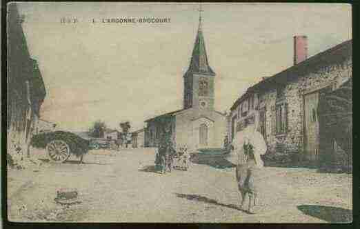 Ville de BROCOURTENARGONNE Carte postale ancienne