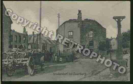 Ville de BROUDERDORFF Carte postale ancienne Ville de BROUDERDORFF Carte postale ancienne