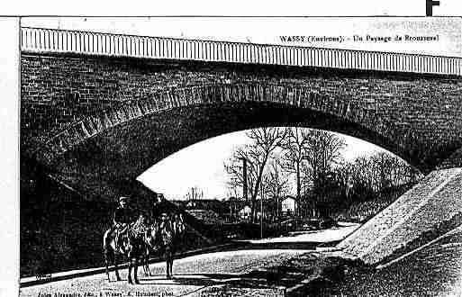 Ville de BROUSSEVAL Carte postale ancienne