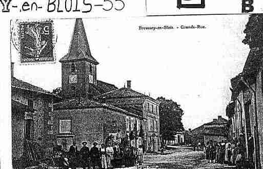 Ville de BROUSSEYENBLOIS Carte postale ancienne