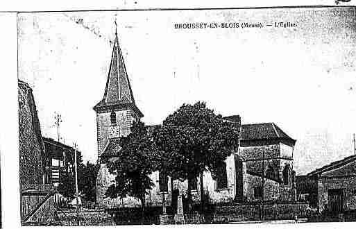 Ville de BROUSSEYENBLOIS Carte postale ancienne