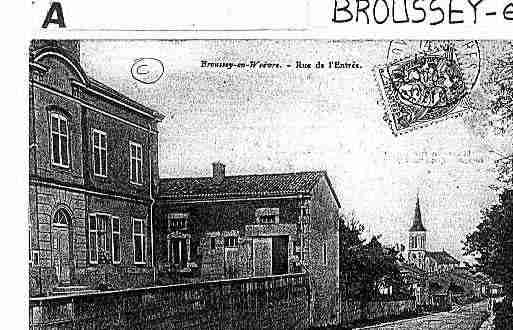 Ville de BROUSSEYENWOEVRE Carte postale ancienne