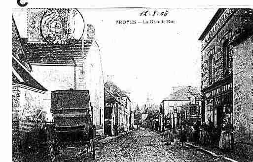 Ville de BROYES Carte postale ancienne Ville de BROYES Carte postale ancienne