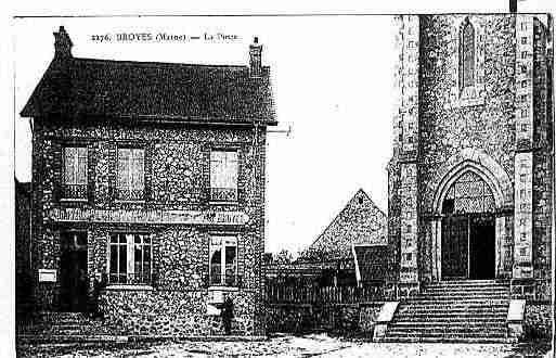 Ville de BROYES Carte postale ancienne Ville de BROYES Carte postale ancienne