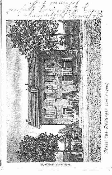 Ville de BRULANGE Carte postale ancienne