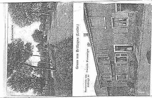 Ville de BRULANGE Carte postale ancienne Ville de BRULANGE Carte postale ancienne