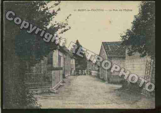 Ville de BUSSYLECHATEAU Carte postale ancienne