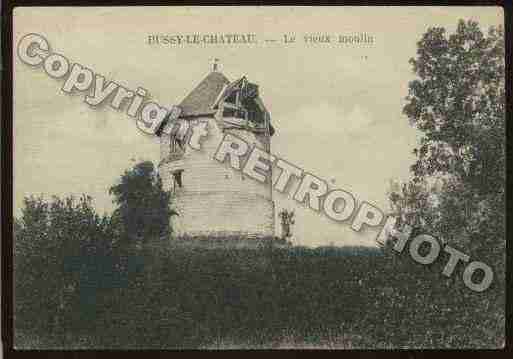 Ville de BUSSYLECHATEAU Carte postale ancienne