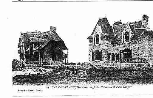 Ville de CARNAC Carte postale ancienne