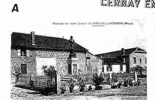 Ville de CERNAYENDORMOIS Carte postale ancienne