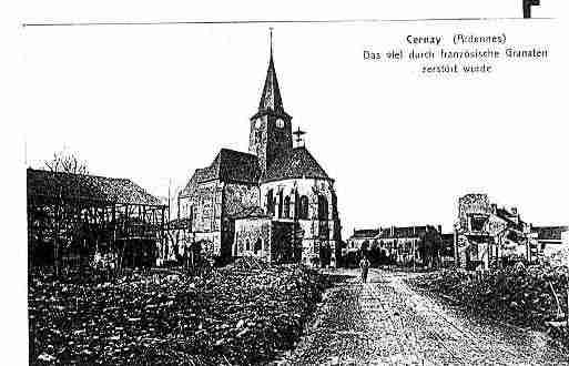 Ville de CERNAYENDORMOIS Carte postale ancienne