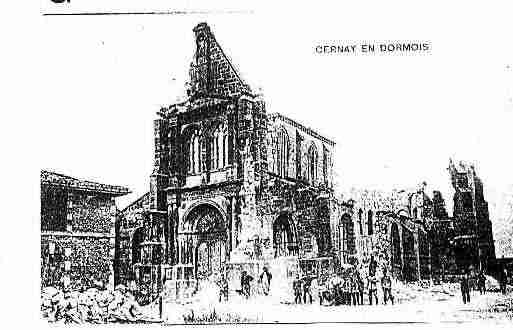 Ville de CERNAYENDORMOIS Carte postale ancienne