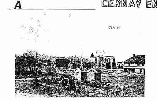 Ville de CERNAYENDORMOIS Carte postale ancienne