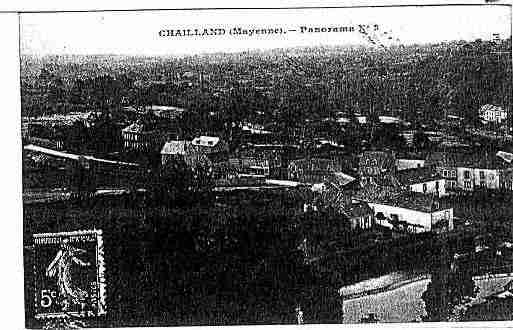 Ville de CHAILLAND Carte postale ancienne