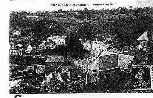 Ville de CHAILLAND Carte postale ancienne