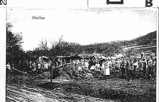 Ville de CHAILLON Carte postale ancienne