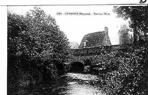 Ville de CHAMMES Carte postale ancienne