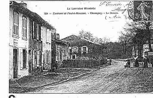 Ville de CHAMPEYSURMOSELLE Carte postale ancienne