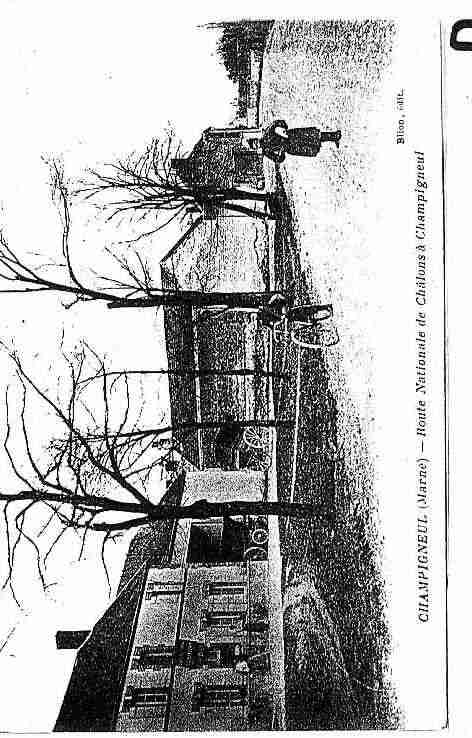 Ville de CHAMPIGNEULCHAMPAGNE Carte postale ancienne Ville de CHAMPIGNEULCHAMPAGNE Carte postale ancienne