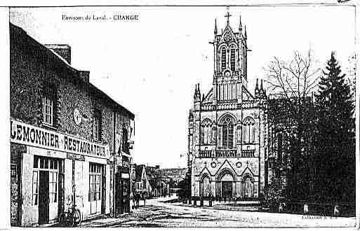 Ville de CHANGE Carte postale ancienne