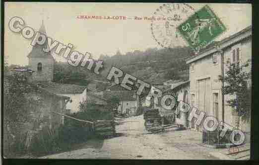 Ville de CHARMESLACOTE Carte postale ancienne