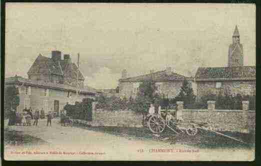 Ville de CHARMONT Carte postale ancienne