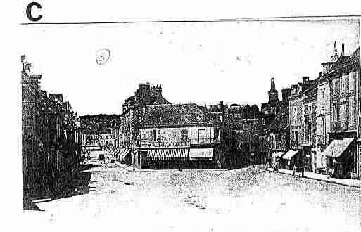 Ville de CHATEAUGONTIERBAZOUGES Carte postale ancienne