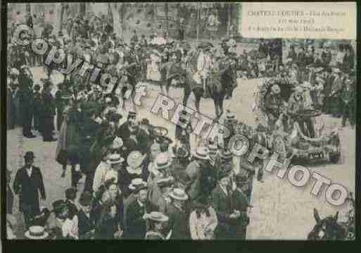 Ville de CHATEAUGONTIERBAZOUGES Carte postale ancienne