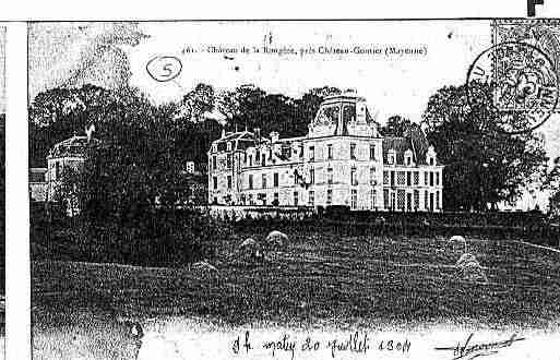 Ville de CHATEAUGONTIERBAZOUGES Carte postale ancienne