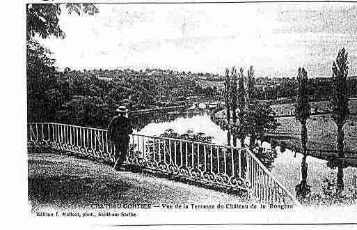 Ville de CHATEAUGONTIERBAZOUGES Carte postale ancienne